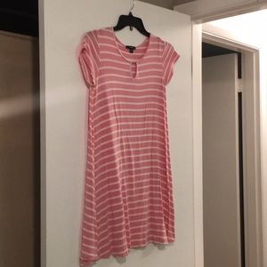 Espresso Keyhole T-Shirt Dress